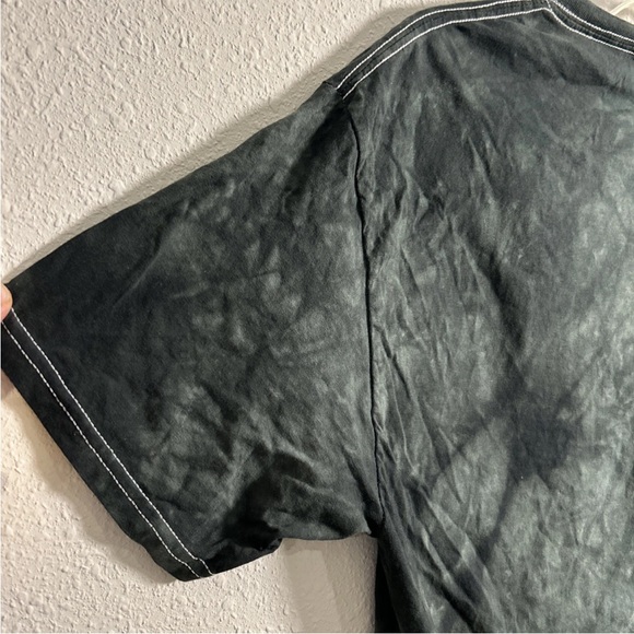 The Mountain Tarot Card Cat Reading Tie Dye Green Black T-Shirt Cotton Size Sm - Picture 10 of 10